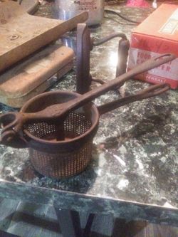Early 1900s potato ricer