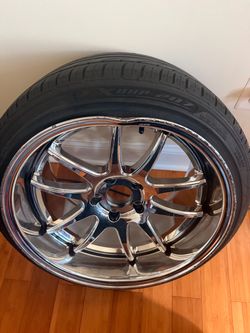 1 DSO2 Vacuum Chrome Wheel With Tire (18"WHEEL)