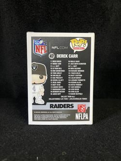 NFL POP! Series 4 Raiders Derek Carr #47 Vinyl Figure Funko