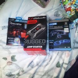 12v Interior And Type S LED TRIM LED  AND JUMP STARTER