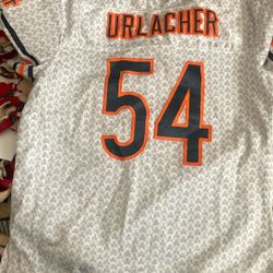 Reebok NFL Brian Urlacher Chicago Bears jersey with the number 54.