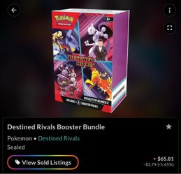 Pokémon Destined Rivals Booster Bundle