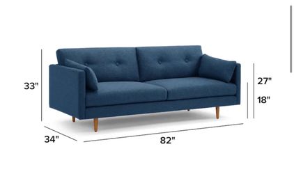 Article Anton  Mid-Century Modern Sofa 82"