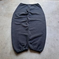 Vintage Russell Athletic Black Baggy Sweatpants