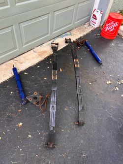 1957 leaf springs and shocks