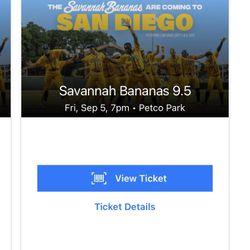 Savanna Banana At Petco Friday Night