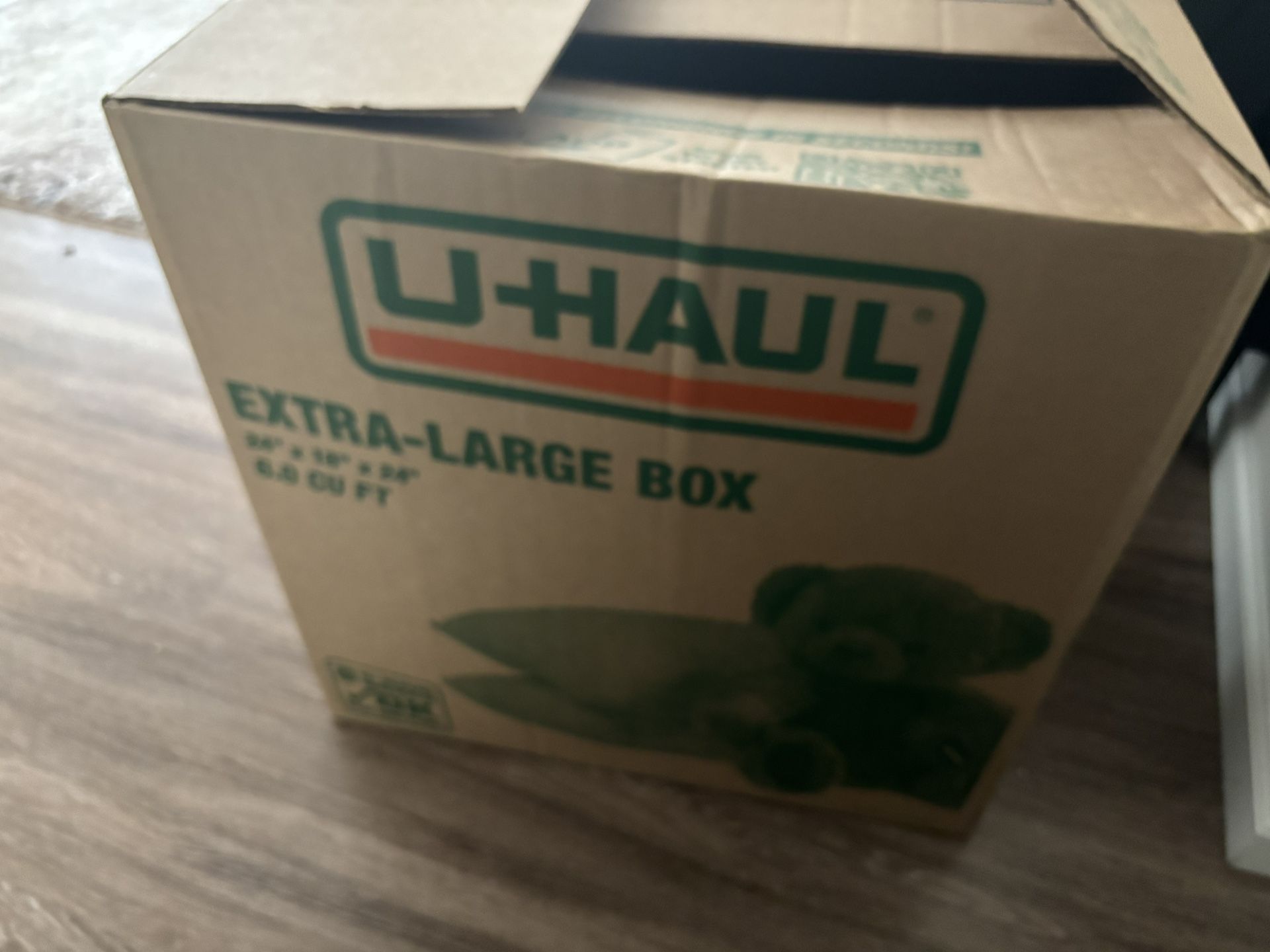 2 U - Haul Box Extra Large - $2