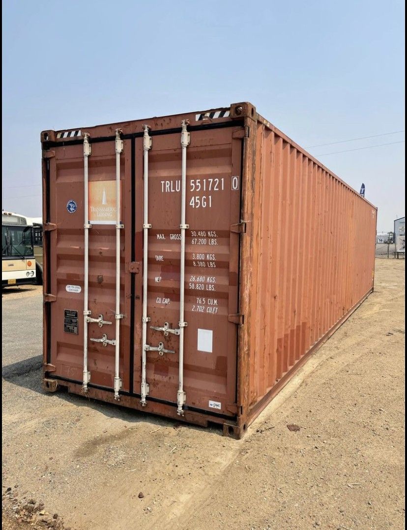 STORAGE CONTAINER AVAILABLE 40FT