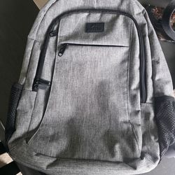 Gray backpack