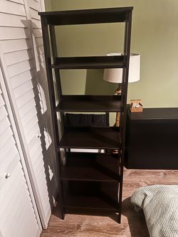 Tall Black Bookshelf