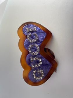 Gucci Rhinestone Hair Claw Clip