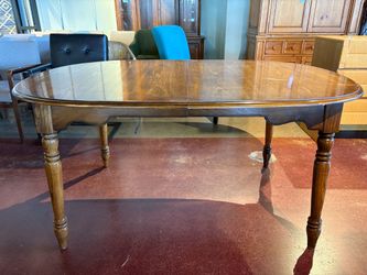 Colonial Revival Rustic Oval Dining Table