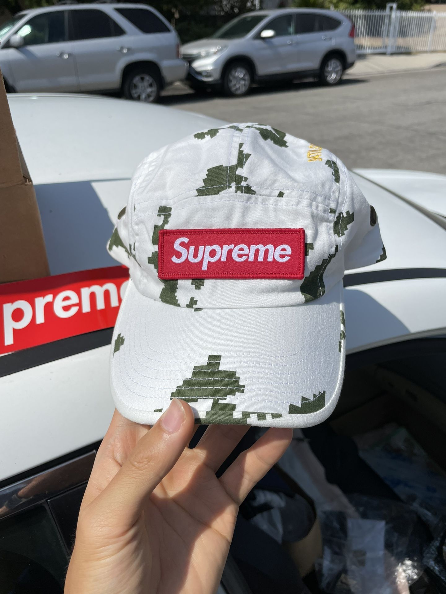 Supreme  Military Camp Cap (fw21) White Russian Camp