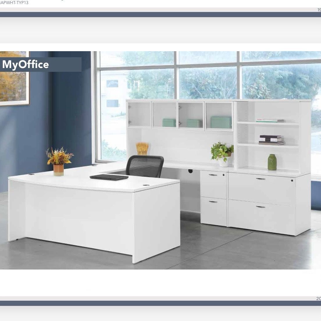 U Shaped Desk Office Furniture