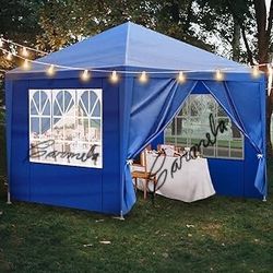 Canopy 10x10ft Canopy Tent with Sidewalls  Tent for Parties Beach Camping Party (10x10 