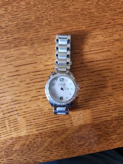 Coach Tristen Stainless Steel Crystal Watch - New Battery!