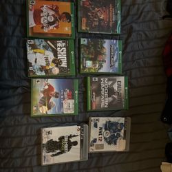 Assorted lot of xbox one games + two ps3 games