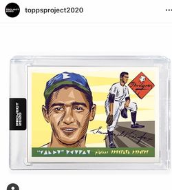 Dodgers Legend Sandy Koufax Rookie card by Naturel Topps 2020 Project