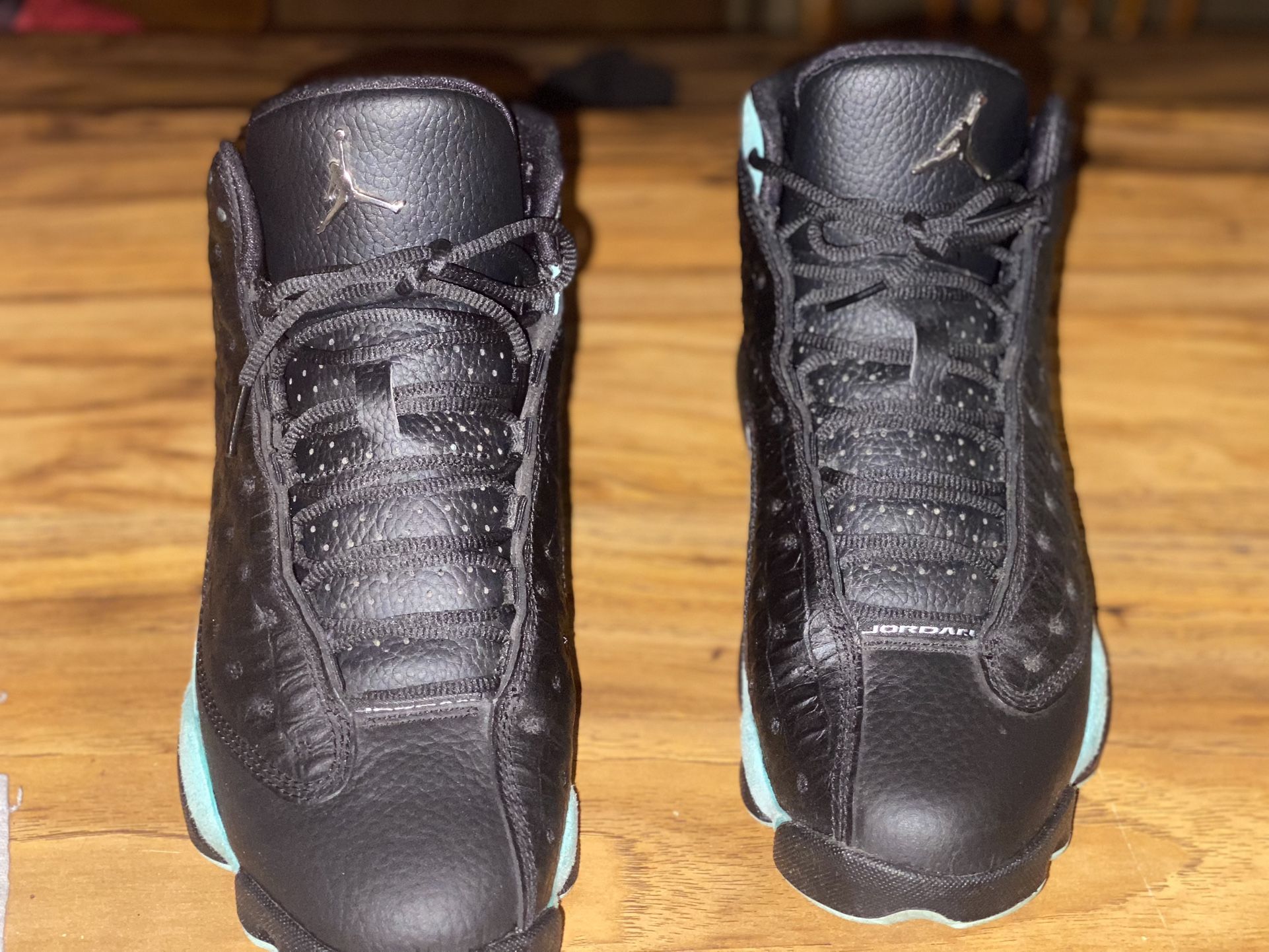 Retro Jordan 13 Island Green Size 8.5