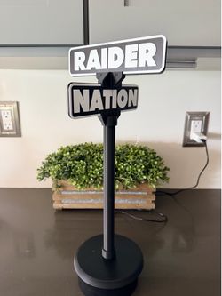 Raiders street sign display