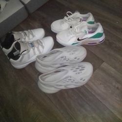 Foam Runners And Jordans 11 And Air Maxes 