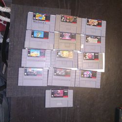 Super Nintendo Game Cartridges $8 And Up. Discount  If You Buy Multiples