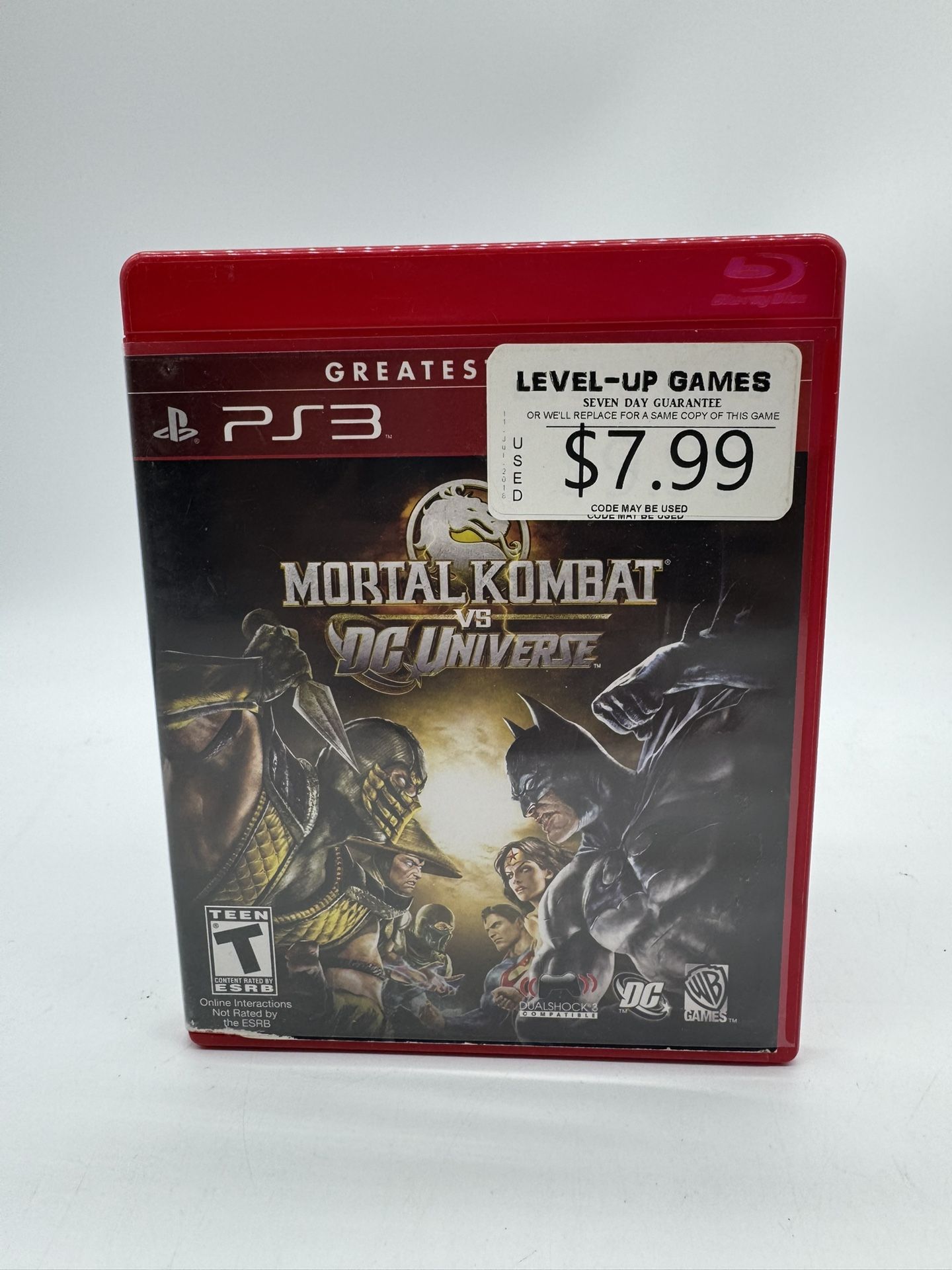 Mortal Kombat vs. DC Universe (Sony PlayStation 3, PS3 2008) Tested