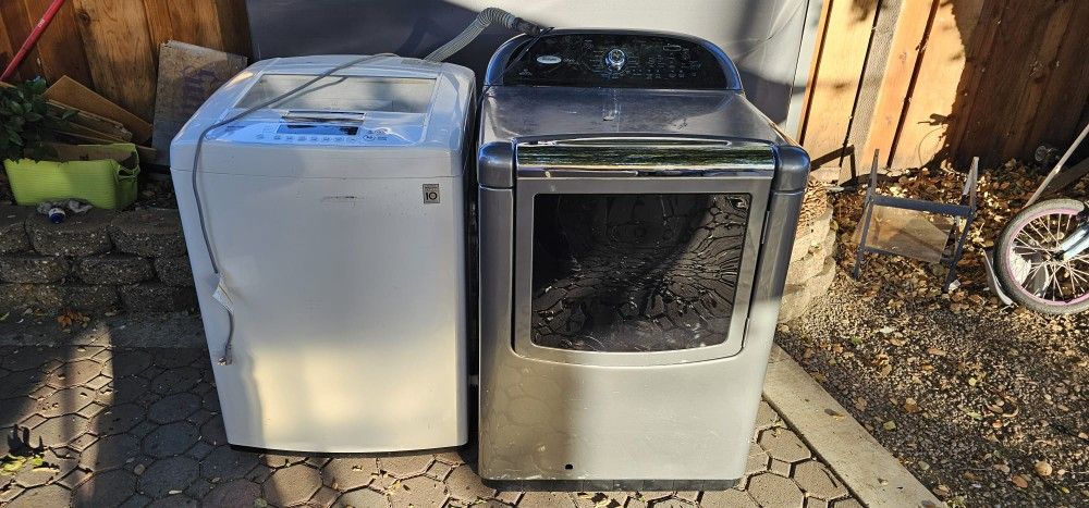 LG Washer And Whirlpool Gas Dryer