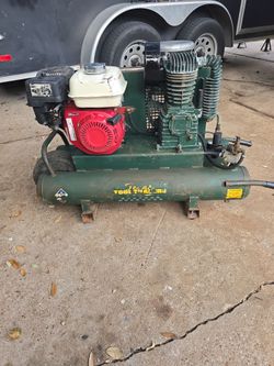 Rolair gasoline air compressor