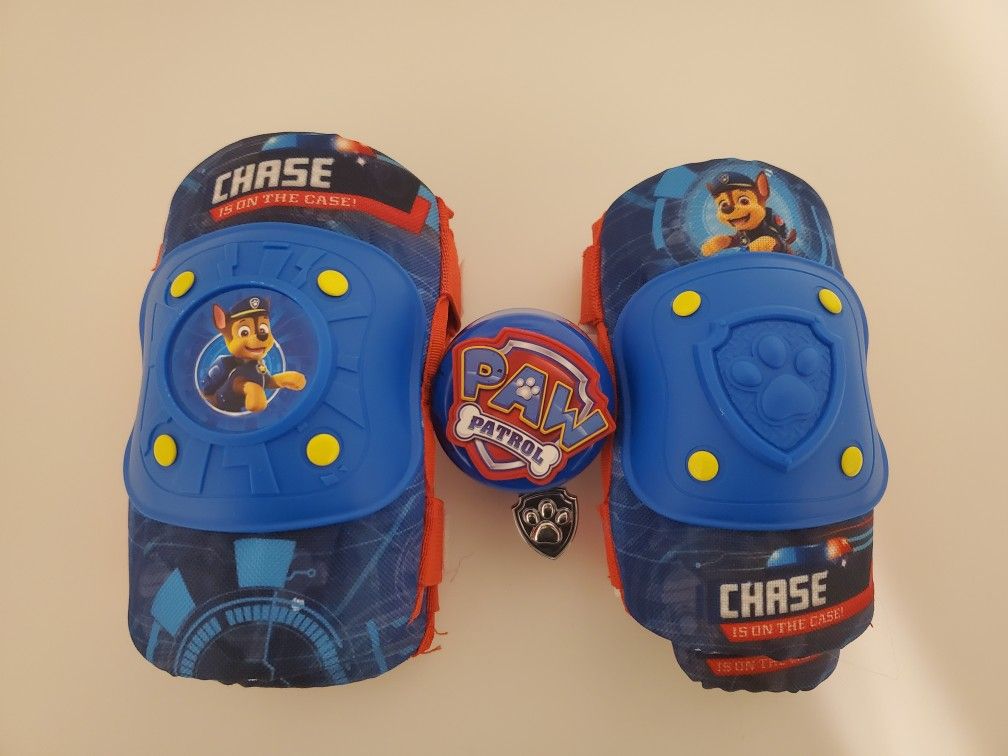 Paw Patrol - Elbow, Knee Pad, & Bell Set