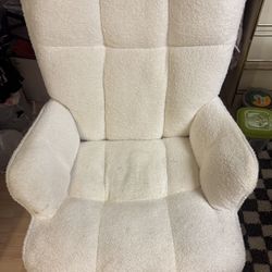 White rocking chair