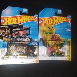 Hot Wheels - Raijin Express And Feline Lucky 