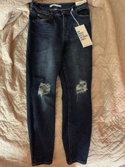 High Rise Ankle Skinny Jeans