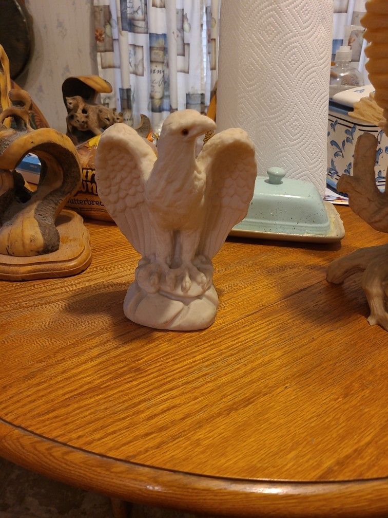 Alabaster Resin Eagle