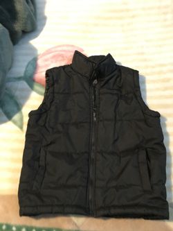 Boy black Vest Size 12