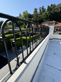 Iron Gates And Fence 