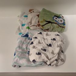 Five Changing Pad Covers