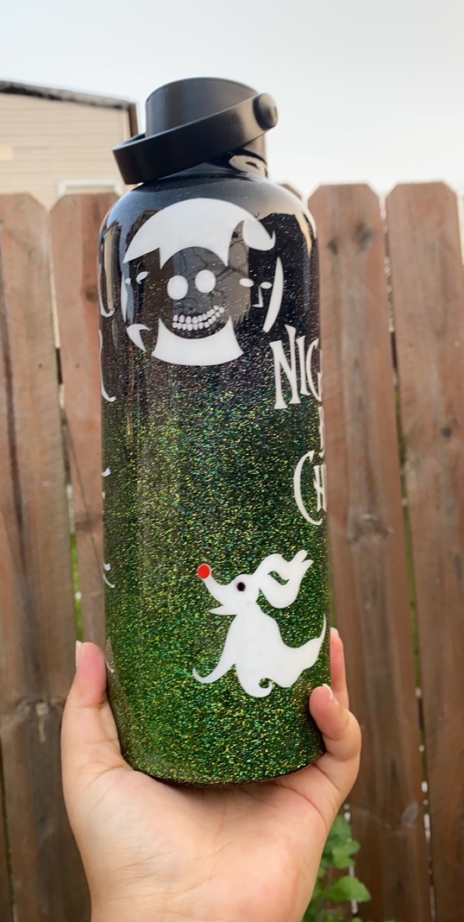 Custom nightmare before christmas bottles,cups