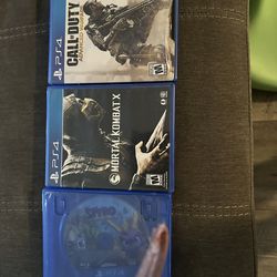 PS 4 Games Mortal Kombat X,call Of Duty Spyro