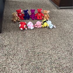 Beanie Babies. Qty 11. 