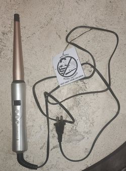 Remington Shine Therapy Argan Oil & Keratin Infused ½-1 Inch Tapered Curling Wand for Natural Curls