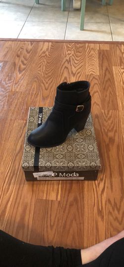 Top Moda Black Demo 6 booties