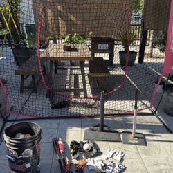 Baseball Bundle – Bats, Gloves, Tees, Net, Batting Gloves & More