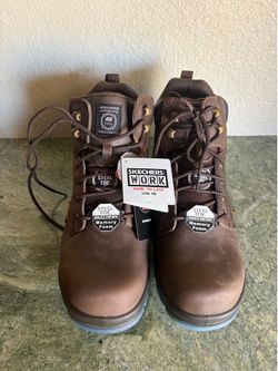 SKECHERS Men's Work: Argum Steel Toe Waterproof 1 1/4 Inch Heel 200034