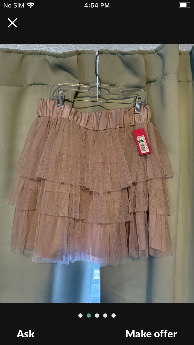 Skirt With Tulle Layers