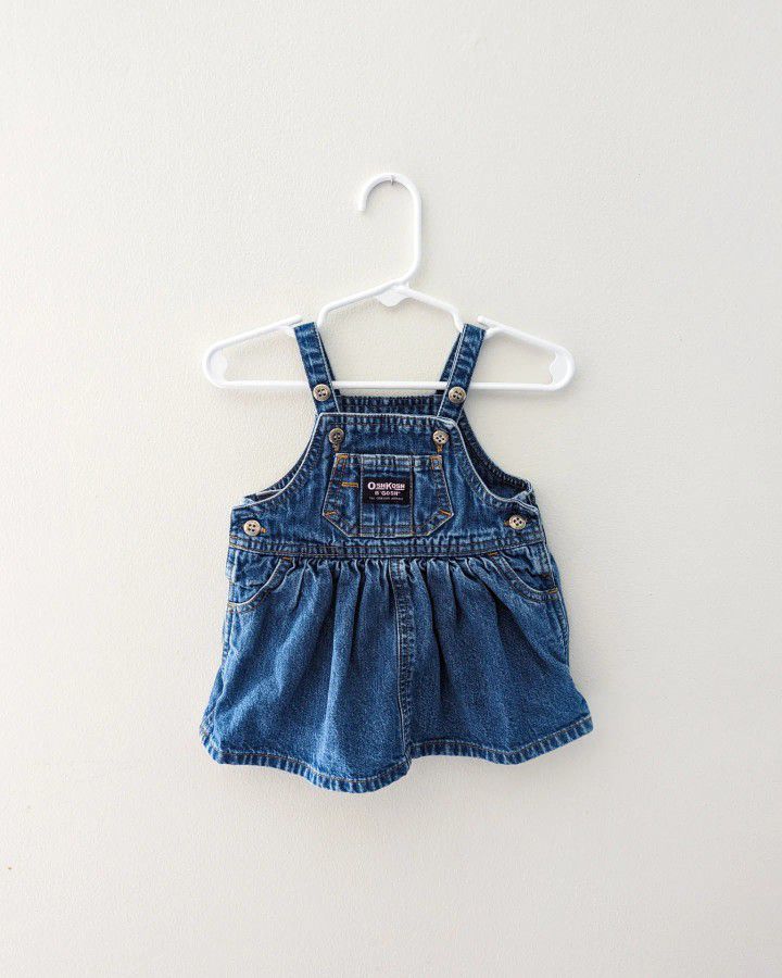 Baby Girl OshKosh Overall Dress 