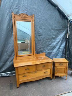 Vanity dresser and nightstand