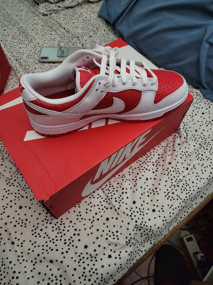 Nike Dunk Low Championship Red Size 9.5