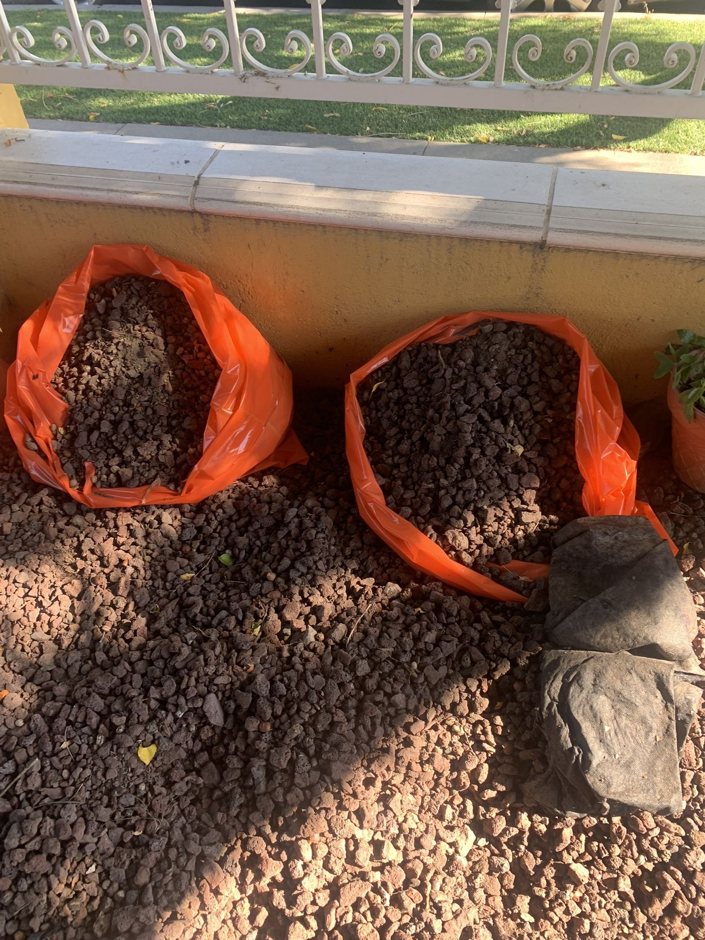 Lava Rock With Dirt