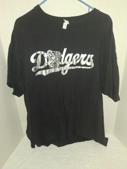 Dodgers black t- shirt size 2XL